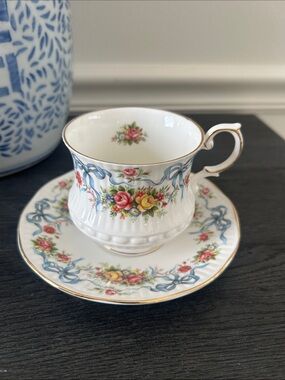 Queen’s Rosina bone China Teacup and Saucer